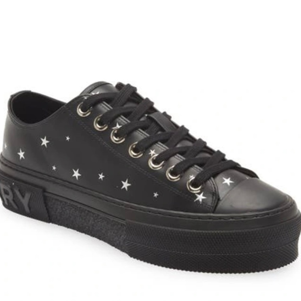 Burberry Jack Star Studded Sneakers